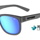 Satin Vapor/Polarized Smoke Tint with Sky Blue Mirror