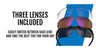 Tifosi Optics VELOCE Sunglasses | Size 72 / Matte Black/Interchange