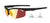 Tifosi Optics VELOCE Sunglasses | Size 72 / Blackout/Clarion Red Fototec