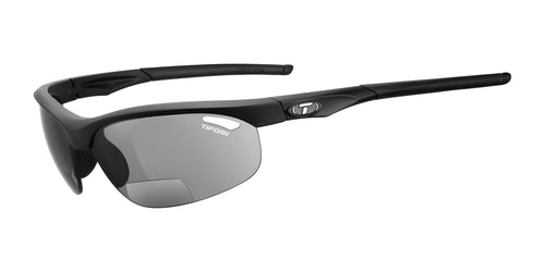 Tifosi Optics VELOCE Reader Sunglasses / Size 72 / Matte Black/Smoke Tint +1.5
