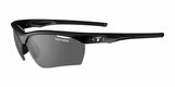 Tifosi Optics VERO Sunglasses in Gloss Black feature a sleek design with interchangeable lenses, ideal for multi-sport activities. Sized at 64, they're crafted to comfortably fit smaller faces, offering both style and functionality.