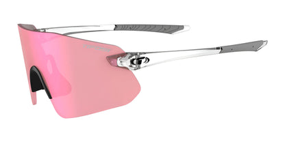 Tifosi Optics VOGEL SL Sunglasses Crystal / Smoke Tint with Pink Mirror