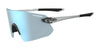Tifosi Optics VOGEL SL Sunglasses / Crystal Smoke/Smoke Tint with Bright Blue Mirror / Size Regular