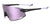 Tifosi Optics VOGEL XC Sunglasses / Matte Black/Smoke Tint with Light Purple Mirror