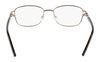 Marchon NYC TRES JOLIE 195 Eyeglasses / Light Brown / Size 49