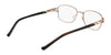 Marchon NYC TRES JOLIE 195 Eyeglasses / Light Brown / Size 49