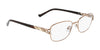 Marchon NYC TRES JOLIE 195 Eyeglasses / Light Brown / Size 49