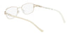 Marchon NYC TRES JOLIE 195 Eyeglasses / Light Brown / Size 49