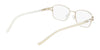Marchon NYC TRES JOLIE 195 Eyeglasses / Light Brown / Size 49