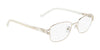 Marchon NYC TRES JOLIE 195 Eyeglasses / Light Brown / Size 49