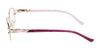 Marchon NYC TRES JOLIE 195 Eyeglasses / Light Brown / Size 49