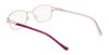 Marchon NYC TRES JOLIE 195 Eyeglasses / Light Brown / Size 49