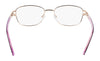 Marchon NYC TRES JOLIE 195 Eyeglasses / Light Brown / Size 49