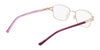 Marchon NYC TRES JOLIE 195 Eyeglasses / Light Brown / Size 49