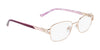Marchon NYC TRES JOLIE 195 Eyeglasses / Light Brown / Size 49