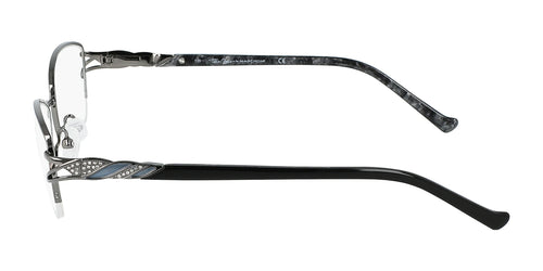 Marchon NYC TRES JOLIE 194 Eyeglasses / Gunmetal / Size 52