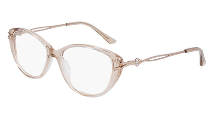 Marchon NYC TRES JOLIE 205 Eyeglasses Taupe Crystal