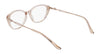 Marchon NYC TRES JOLIE 205 Eyeglasses / Pink Crystal / Size 54