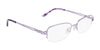 Marchon NYC TRES JOLIE 198 Eyeglasses / Light Blue / Size 58
