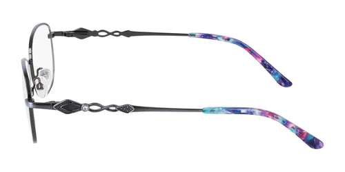 Marchon NYC TRES JOLIE 208 Eyeglasses / Blue / Size 50