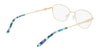 Marchon NYC TRES JOLIE 208 Eyeglasses / Blue / Size 50