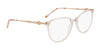 Marchon NYC TRES JOLIE 209 Eyeglasses | Size 55 / Blue Crystal