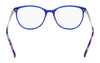 Marchon NYC TRES JOLIE 209 Eyeglasses | Size 55 / Blue Crystal
