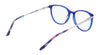 Marchon NYC TRES JOLIE 209 Eyeglasses | Size 55 / Blue Crystal
