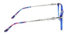 Marchon NYC TRES JOLIE 209 Eyeglasses | Size 55 / Blue Crystal