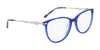 Marchon NYC TRES JOLIE 209 Eyeglasses | Size 55 / Blue Crystal