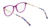 Marchon NYC TRES JOLIE 209 Eyeglasses | Size 55 / Blue Crystal