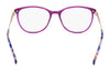 Marchon NYC TRES JOLIE 209 Eyeglasses | Size 55 / Blue Crystal