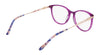 Marchon NYC TRES JOLIE 209 Eyeglasses | Size 55 / Blue Crystal