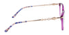 Marchon NYC TRES JOLIE 209 Eyeglasses | Size 55 / Blue Crystal
