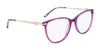 Marchon NYC TRES JOLIE 209 Eyeglasses | Size 55 / Blue Crystal