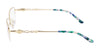 Marchon NYC TRES JOLIE 207 Eyeglasses / Gold / Size 52