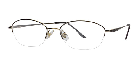 Marchon NYC TRES JOLIE 118 Eyeglasses Choco Latte