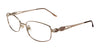 Marchon NYC TRES JOLIE 135 Eyeglasses / Toffee / Size 53