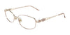 Marchon NYC TRES JOLIE 135 Eyeglasses / Sparkling Rose / Size 53