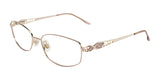 Marchon NYC TRES JOLIE 135 Eyeglasses Sparkling Rose