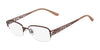 Marchon NYC TRES JOLIE 160 Eyeglasses / Shiny Brown / Size 50