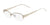 Marchon NYC TRES JOLIE 160 Eyeglasses / Shiny Gold