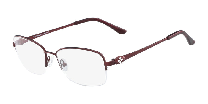 Marchon NYC TRES JOLIE 173 Eyeglasses / Burgundy / Size 51