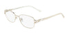 Marchon NYC TRES JOLIE 195 Eyeglasses / Light Gold / Size 49