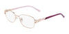 Marchon NYC TRES JOLIE 195 Eyeglasses / Rose Gold / Size 49