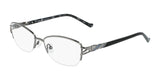 Marchon NYC TRES JOLIE 194 Eyeglasses Gunmetal