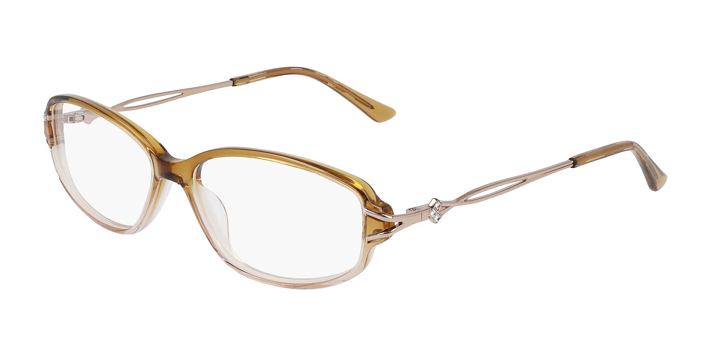 Marchon NYC TRES JOLIE 206 Eyeglasses Taupe Gradient