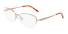 Marchon NYC TRES JOLIE 200 Eyeglasses / Taupe / Size 55