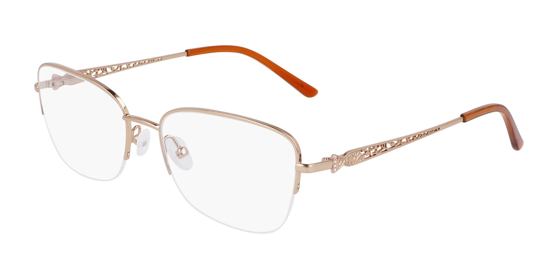 Marchon NYC TRES JOLIE 200 Eyeglasses Taupe