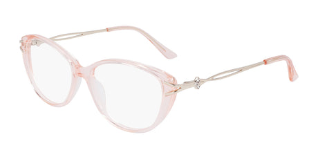 Marchon NYC TRES JOLIE 205 Eyeglasses Pink Crystal